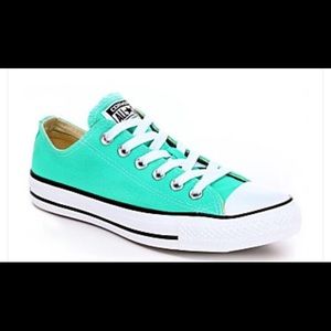 Teal Chuck Taylor converse